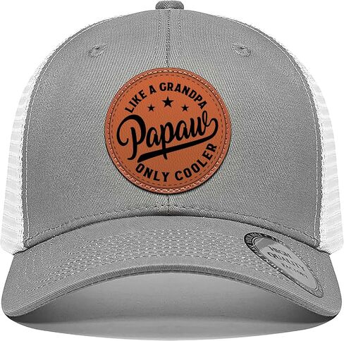 Men Hat Baseball Cap Christmas Fathers Day Birthday, Gifts for Men Trucker Grey Baseball Cap in Saudi Arabia