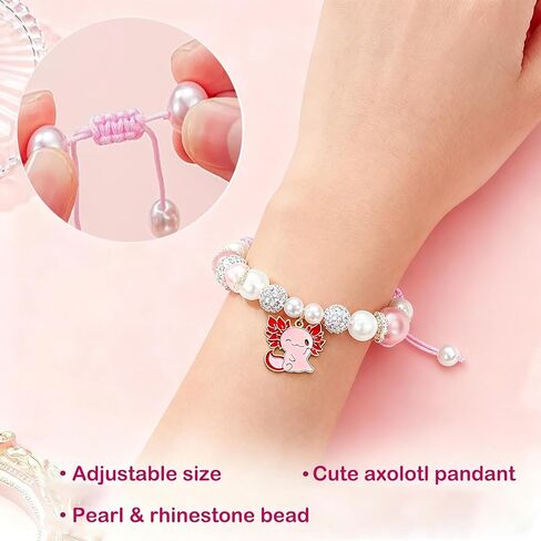 هدايا سوار Axolotl للفتيات، Axolotl Stay Magical You Loved Valentine Christmas Stockings هدايا عيد ميلاد للفتيات والأطفال والابنة in Kuwait