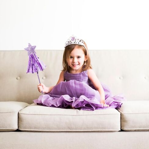 4 قطع من عصا الجنية اللامعة، عصا الأميرة للفتيات الصغيرات، عصا النجمة الملائكية للأميرة، دعائم لعب الأدوار، عصا سحرية لأعياد الميلاد والهالوين وحفلات عيد الميلاد in Kuwait