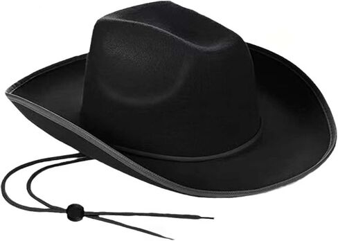 Reyox Felt Cowboy Hat for Men Women and Teens, Cowgirl Hat for Party Costume Dress Up in Saudi Arabia