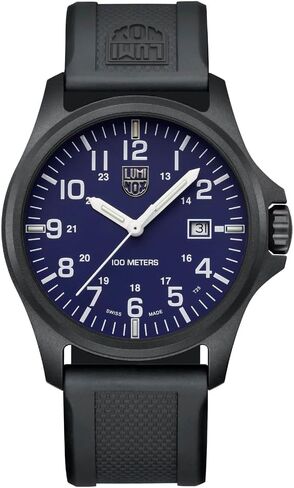 Luminox G - Mens Watch 43mm CARBONOX - Swiss Quartz - 100M Water Resistant - Mineral Crystal - Always Visible - Watches for Men - Swiss Made in Saudi Arabia