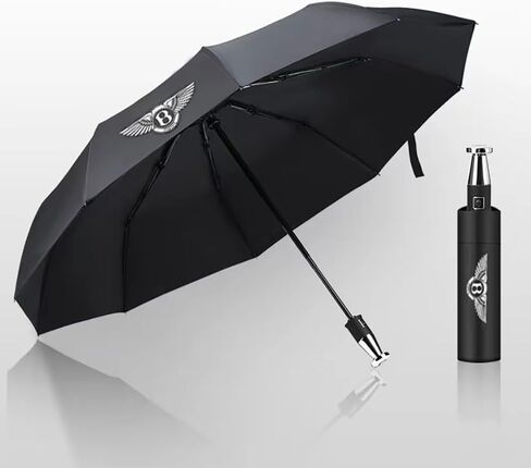 Exclusive Car Umbrella for Bentley Continental GTC Cabriolet 3.Gen/GTC V8/GTC Speed, Sun Rain Protection with Car Logo Foldable and Long Handle Options Vehicle Umbrella in Kuwait