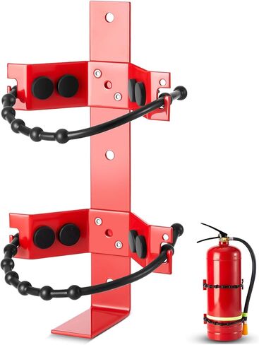 2 Pcs Fire Extinguisher Mounting Bracket Heavy Duty Fire Extinguisher Holder Metal Fire Extinguisher Bracket for Vehicle for 2.5 lb 5 lb and 10 lb Fire Extinguishers (2.5 and 5lb) in Kuwait