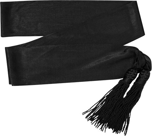 Civil War Officers Uniform Silk Waist Sash (Staff Black) Premium Quality – ACW Reenactments Products in Saudi Arabia
