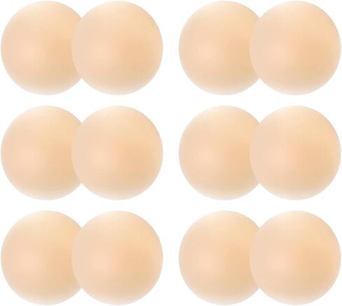 6 Pairs Nipple Covers, Invisible Nipple Covers for Women, Silicone Petals/Pasties Nipple Covers Reusable Washable Nude in Saudi Arabia