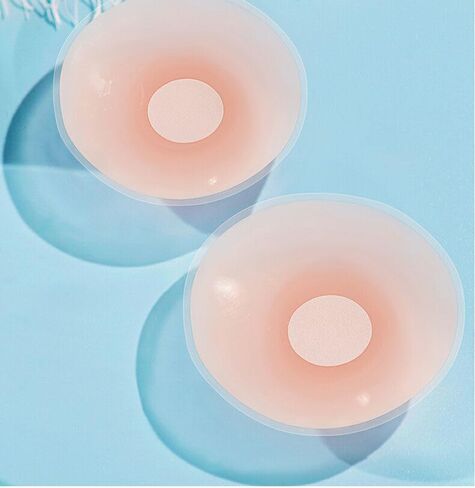 6 Pairs Nipple Covers, Invisible Nipple Covers for Women, Silicone Petals/Pasties Nipple Covers Reusable Washable Nude in Saudi Arabia