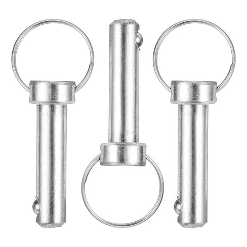 uxcell 4Pcs 10mmx45mm Quick Release Pins, Carbon Steel Marine Hardware for Marine Mountain Seat, Ship Outfitting, Shipbuilding, Blue White in Saudi Arabia