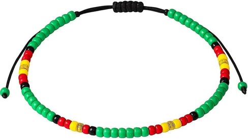 Anklets for Women Adjustable, Handmade Boho Gemstone Foot Jewelry for Summer Beach, Waterproof Beaded Ankle Bracelet, Birthday Gift Set for Her in Kuwait