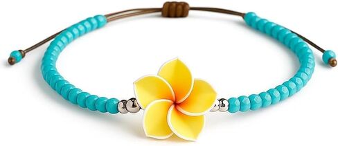 Anklets for Women Adjustable, Handmade Boho Gemstone Foot Jewelry for Summer Beach, Waterproof Beaded Ankle Bracelet, Birthday Gift Set for Her in Saudi Arabia