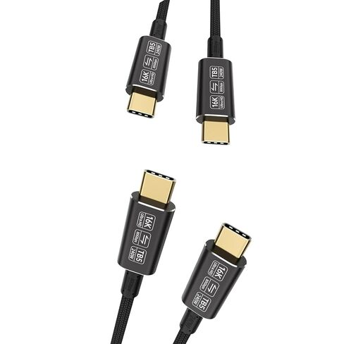 usb c to usb c cable 3.3ft Compatible with Thunderbolt 5 cable,Thunderbolt 4/3,80 Gbps usb c data transfer cable,USB 5 Cable, Supports 16K/Dual 8K usb c video cable, 240W Charging usb-c monitor cable in Kuwait