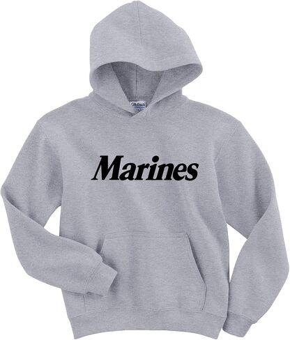 zerogravitee Youth Marines Hooded Sweatshirt in Gray in Saudi Arabia