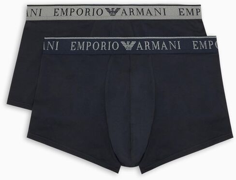 Emporio Armani Men's Stretch Cotton Endurance 2-Pack-Trunk in Saudi Arabia