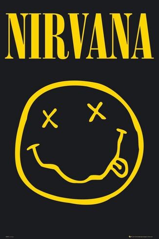 NIRVANA - Smiley Poster 24 x 36in in Saudi Arabia