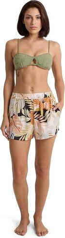 Volcom Womens Beach Bandit Shorts –Drawstring Casual Shorts with Pockets and Elastic Waist in Saudi Arabia