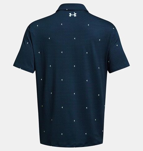 قميص بولو رجالي مطبوع من Under Armour UA Playoff 2.0 (US، Alpha، X-Large، عادي، عادي، أزرق بترولي/أكاديمي/أزرق مخضر - 437) in Kuwait