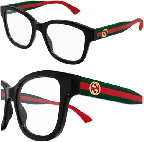 Gucci GG1863O Squared Shape GG Interlocking Logo Eyeglasses with eSHADES Luxury Eyewear Kit Bundle in Saudi Arabia