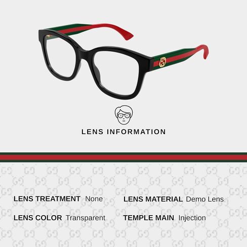 Gucci GG1863O Squared Shape GG Interlocking Logo Eyeglasses with eSHADES Luxury Eyewear Kit Bundle in Saudi Arabia