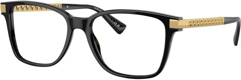 Versace VE3340U - GB1 Eyeglass Frame BLACK w/DEMO LENS 55mm in Saudi Arabia
