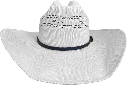 XL Genuine Leather Western Hat Band for Cowboy Hats – 5/16" Slim Strap with Engraved 3-Piece Buckle – Adjustable Cowboy Hat Accessory for Men & Women in Saudi Arabia