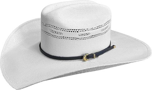 XL Genuine Leather Western Hat Band for Cowboy Hats – 5/16" Slim Strap with Engraved 3-Piece Buckle – Adjustable Cowboy Hat Accessory for Men & Women in Saudi Arabia