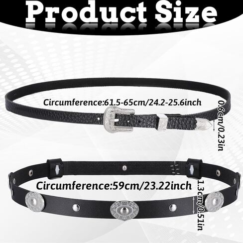 2 PCS Western Adjustable Hat Bands for Cowboy Hats Cowboy Hat Bands for Men Women Black Hats Band with Buckle for Most Style in Saudi Arabia