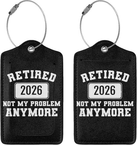 2 قطعة 2026 Mrs Mr Luggage Tag لحقيبة السفر، حلقة فولاذية مع ملصق تعريف غطاء الخصوصية، هدية زفاف للخطوبة للنساء والرجال والأزواج والعروس والعريس in Kuwait