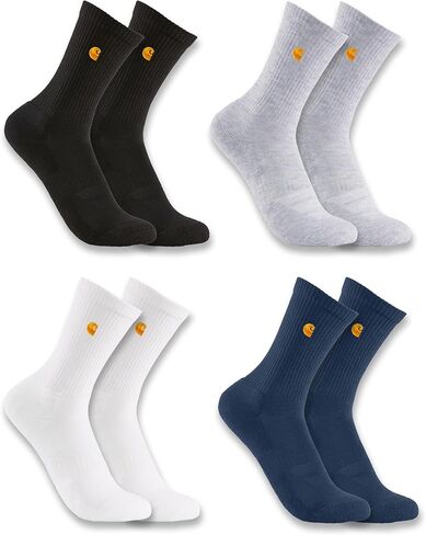 مجموعة من 4 جوارب مطرزة متوسطة الوزن للأولاد من Carhartt in Saudi Arabia