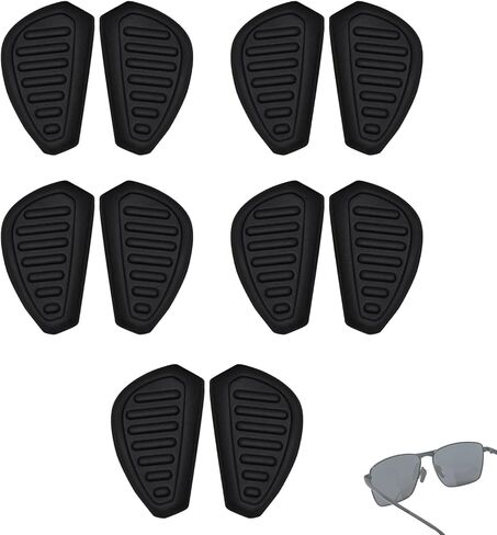 5 أزواج من وسادات الأنف للنظارات الشمسية، قطعة أنف بديلة متوافقة مع النظارات الشمسية تحت الدرع، سيليكون ناعم، نمط دفع سهل الارتداء، غير قابلة للانزلاق ومريحة، وسادات أنف بديلة للنظارات الشمسية in Kuwait