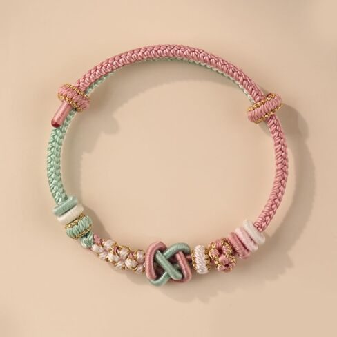 Lucky Bracelet For Women love bracelet Handmade Red String For Good Luck and Protection DIY Hand Braided Rope Thread Tibetan in Saudi Arabia
