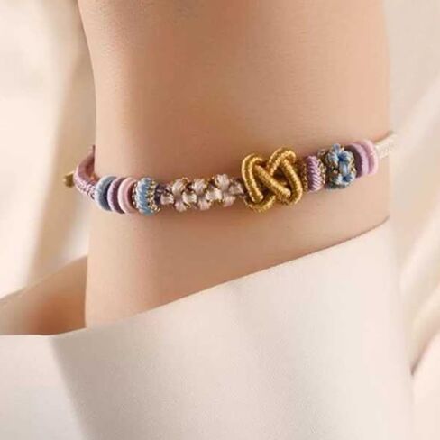 Lucky Bracelet For Women love bracelet Handmade Red String For Good Luck and Protection DIY Hand Braided Rope Thread Tibetan in Saudi Arabia