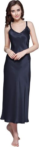 LilySilk Silk Nightgown for Women Mulberry Silk Maxi Fitted Dress Long Flowy for Spring Summer in Saudi Arabia