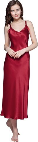 LilySilk Silk Nightgown for Women Mulberry Silk Maxi Fitted Dress Long Flowy for Spring Summer in Saudi Arabia