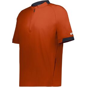 RUSSELL R21DSM.B7A.XL Legend Short Sleeve Pullover Burnt Orange & Stealth - Extra Large in Saudi Arabia
