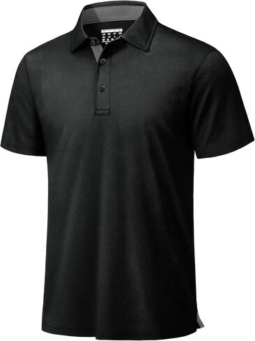 TACVASEN Mens Polo Shirts Short Sleeve Dry Fit Moisture Wicking Performance Collared Golf Shirt for Men Casual Athletic in Saudi Arabia