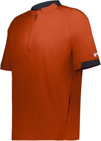 RUSSELL R21DSM.B7A.XL Legend Short Sleeve Pullover Burnt Orange & Stealth - Extra Large in Saudi Arabia