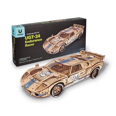 UGEARS Wooden 3D Puzzles for Adults - Dream Cabriolet VM-05 3D Wooden Puzzles for Adults - Mechanical Model Car Kits for Adults - Retro 1950s Inspired DIY Craft Kits for Adults 739 Pcs in Saudi Arabia