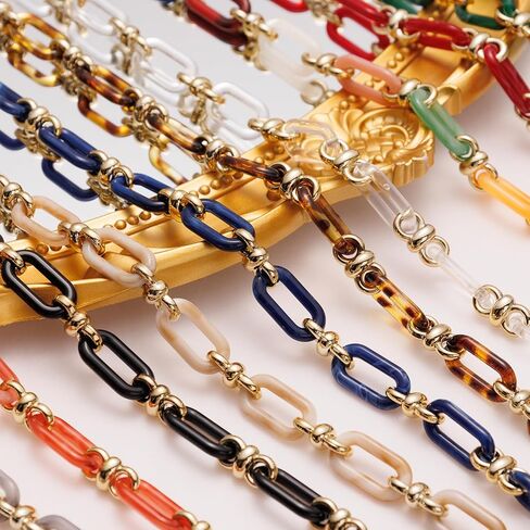 سلسلة نظارات للنساء، سلسلة نظارات أكريليك للعين وقلادة وحزام للنظارات الشمسية وقناع وسلسلة حامل in Kuwait