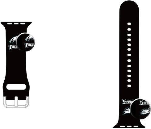 Unisex Adult for Eagles Watch Straps - Soft Silicone Watch Band 38mm in Saudi Arabia