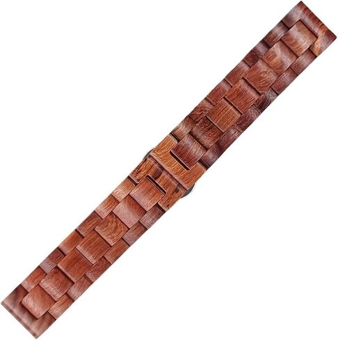 Wooden Watch Band 20mm 22mm Quick Release Wristband Unisex Stainless Steel Folding Buckle Replacement Strap for Smart Watch Quartz Watch in Kuwait