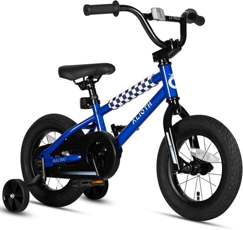 دراجة أطفال على طراز BMX لعمر 2-8 سنوات للأولاد والبنات والأطفال الصغار مقاس 12 و14 و16 بوصة مع فرامل عجلات تدريب، متعددة الألوان in Saudi Arabia