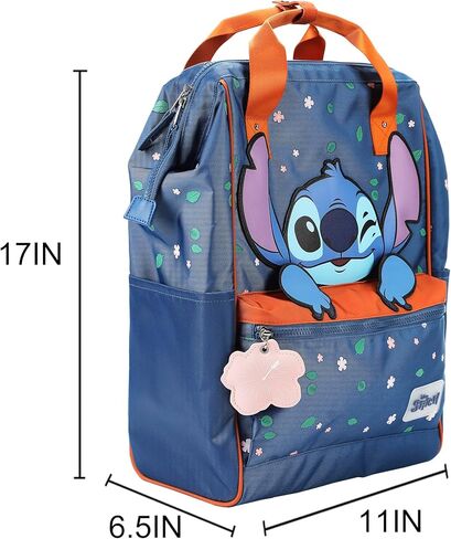 Disney Stitch Convertible Backpack and Crossbody Bag with Adjustable Straps in Saudi Arabia
