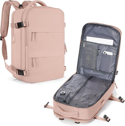 wepadre فراغ حقيبة الظهر السفر مع مضخة وسادة هوائية حقيبة السفر مع نظام فراغ Vacpack ضغط حقائب الظهر Mochila de Viaje ضغط آل Vacio الوردي in Kuwait