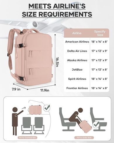 wepadre Vacuum Backpack Travel with Pump Airbag Travel Backpack with Vacuum System Vacpack Compression Backpacks Mochila de Viaje Compresion al Vacio Pink in Saudi Arabia