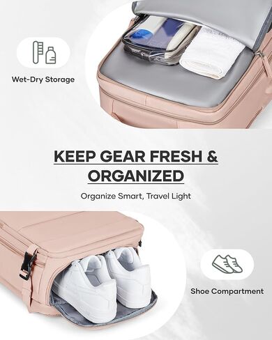 wepadre Vacuum Backpack Travel with Pump Airbag Travel Backpack with Vacuum System Vacpack Compression Backpacks Mochila de Viaje Compresion al Vacio Pink in Saudi Arabia