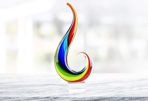 (د) وعاء تقديم على شكل قلب مصنوع يدويًا من الزجاج الكريستالي "الرومانسي" مقاس 5.5 بوصة عمق (قلب) in Kuwait
