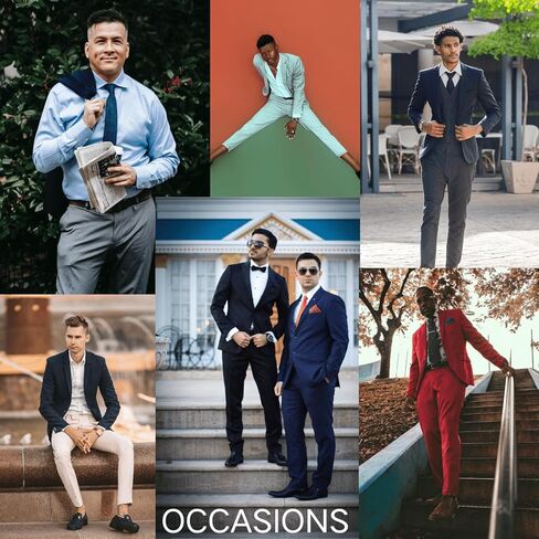 UNINUKOO Mens Floral Suits 3 Piece Tuxedo Suit Slim Fit Jacquard Tux Suit Set Shawl Lapel for Wedding Prom Suit in Saudi Arabia