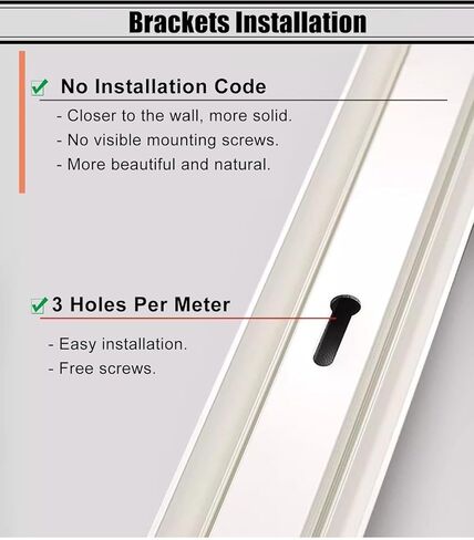 Ceiling Mount Curtain Rods - 18ft Track System for Room Dividers & Closets, White Adhesive Sliding Rails for Bedroom, Window, RV - Durable & Stylish Solution in Saudi Arabia