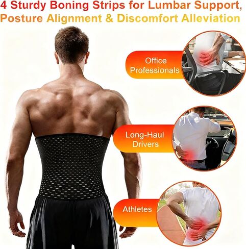 Waist Trainer for Men Shapewear Tummy Control Body Shaper Corset Slimming Girdle Fajas para Hombres in Saudi Arabia
