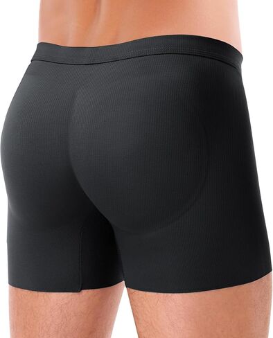 Mens Padded Boxer Briefs Body Shapewear Seamless Hip Enhancer Body Shaper Butt Lifter Panties in Saudi Arabia