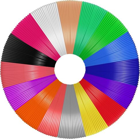 3D Pen Filament Refills 32 Colors 320ft Each Color 10 feet 1.75mm PLA 3D Pen Filament (32 Colors) in Kuwait